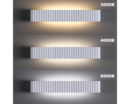 359403 OVER NT24 540 белый Светильник настенный с переключателем цв.температуры IP20 LED 16W 220V 3000/4000/6000K YESO