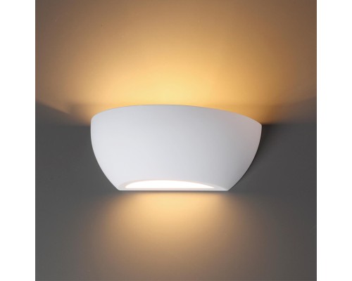 Гипсовый светильник Odeon Light 3551/1W Gips белый гипсовый
