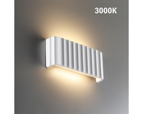 359401 OVER NT24 540 белый Светильник настенный с переключателем цв.температуры IP20 LED 8W 220V 3000/4000/6000K YESO