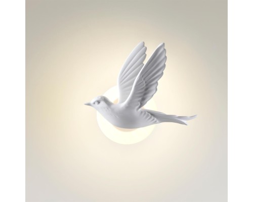 4341/3WL HIGHTECH ODL22 235 белый гипс Настенный светильник (ЛЕВ.) IP20 LED 3W 122Лм 3000K COLOMBELLA