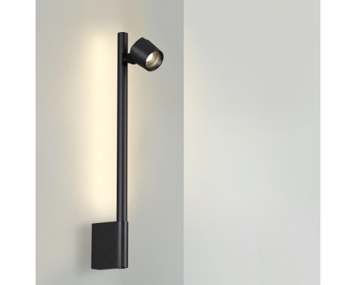 359313 OVER NT24 000 черный Светильник настенный диммируемый (выключатель) IP20 LED 7W+7W 4000K 220-240V FERMO