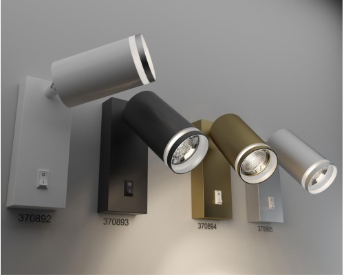 370895 OVER NT22 170 серебро Светильник накладной настенный IP20 GU10 9W 220V ULAR