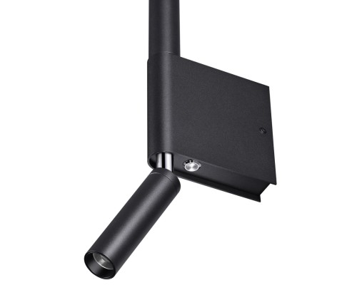 359436 OVER NT24 292 черный Светильник настенный с выключателем IP20 LED 5W+3W 220-240V 3000K 320Лм FERMO