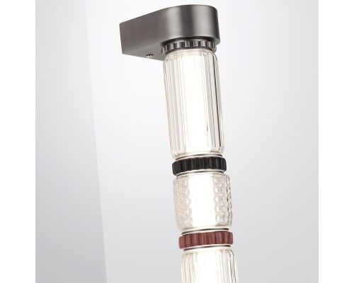 5456/12WL L-VISION ODL_EX26 045 темный сатин.никель/терракот/черный Настенный светильник LED 12W 4000K COLLIER