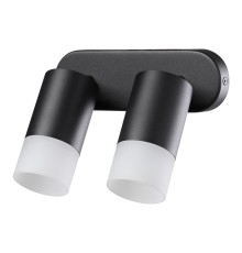 370737 OVER NT21 160 черный Светильник накладной IP20 GU10 9W 235V FLAX