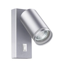 370895 OVER NT22 170 серебро Светильник накладной настенный IP20 GU10 9W 220V ULAR