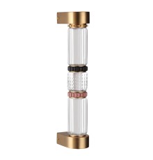 5455/12WL L-VISION ODL_EX26 043 сатин.латунь/терракот/черный Настенный светильник LED 12W 4000K COLLIER