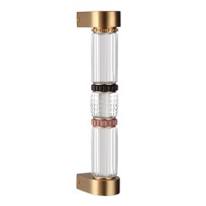 5455/12WL L-VISION ODL_EX26 043 сатин.латунь/терракот/черный Настенный светильник LED 12W 4000K COLLIER