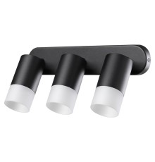 370739 OVER NT21 160 черный Светильник накладной IP20 GU10 9W 235V FLAX