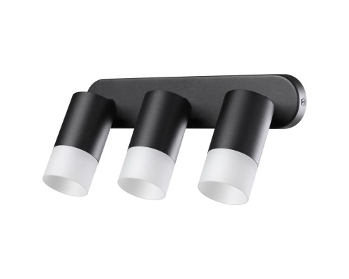 370739 OVER NT21 160 черный Светильник накладной IP20 GU10 9W 235V FLAX