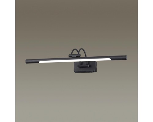 4909/8WL WALLI ODL22 541 чёрный/металл/акрил Подсветка для картин с выкл. LED 8W 4000К 430Лм REVOLA