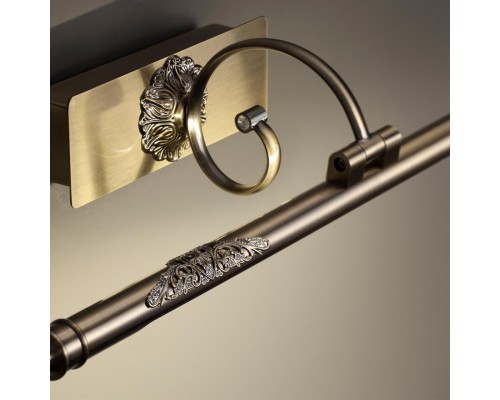 4915/8WL WALLI ODL22 545 бронзовый/металл/акрил Подсветка для картин с выкл. LED 8W 4000К 480Лм DEGA