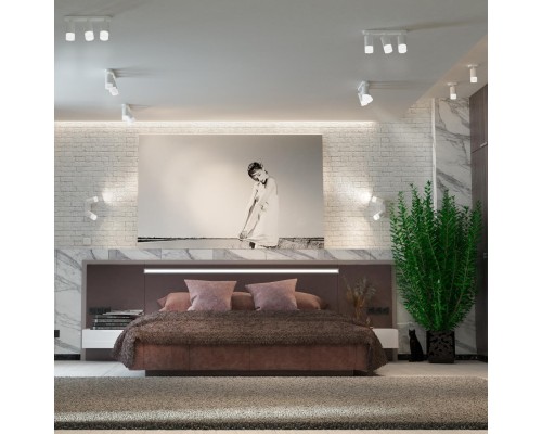 370738 OVER NT21 160 белый Светильник накладной IP20 GU10 9W 235V FLAX