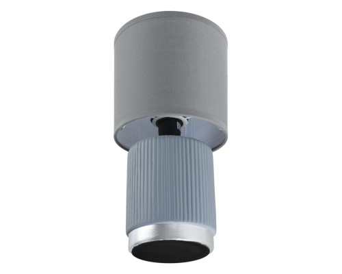 8177/1T COUNTY LN25 000 серый, керамика/текстиль Настольная лампа E14 1*40W 220V KAISA