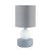 8181/1T MODERNI LN25 000 серый, керамика/текстиль Настольная лампа E14 1*40W 220V LALANA