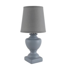8164/1T CLASSI LN25 000 серый, керамика/текстиль Настольная лампа E14 1*40W 220V BIANKA