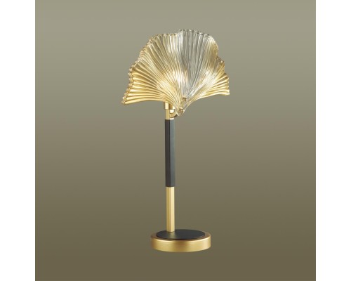 4870/1T HALL ODL_EX22 15 золотой/чёрный/стекло Настольная лампа E14 1*40W VENTAGLIO