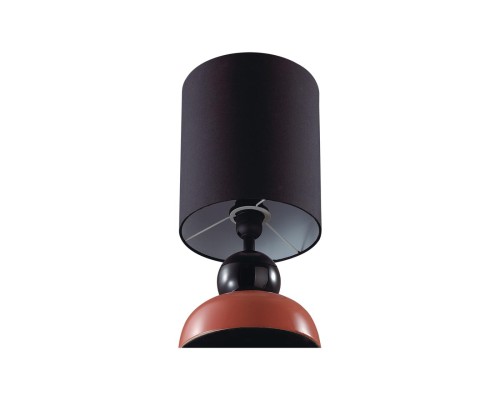8127/1T COMFI LN25 000 коричневый/черный, керамика/текстиль Настольная лампа E27 1*60W 220V OVONA