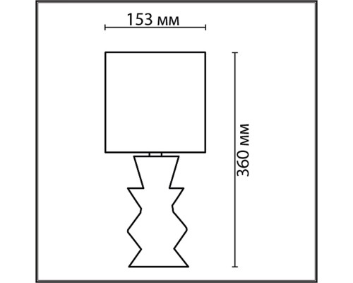 8133/1T MODERNI LN25 000 черный, керамика/текстиль Настольная лампа E27 1*60W 220V SEGI