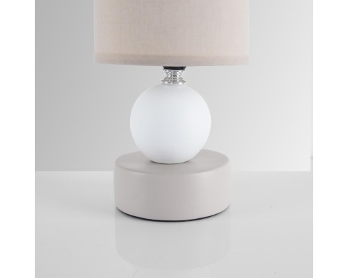 8180/1T MODERNI LN25 000 светло-серый, керамика/текстиль Настольная лампа E14 1*40W 220V LALANA