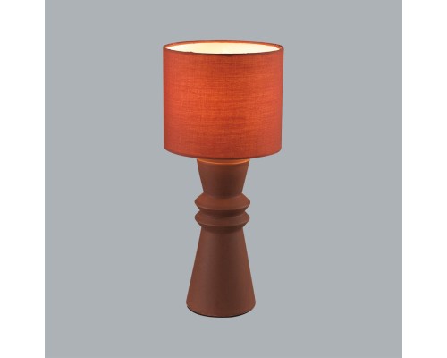 8131/1T MODERNI LN26 479 терракотовый, керамика/текстиль Настольная лампа E27 1*60W 220V SEGI