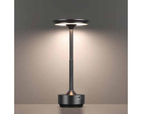 5034/6TL L-VISION ODL24 387 черный никель/металл/акрил Настольная лампа LED 6W 3000K-5700K 300Лм TET-A-TET