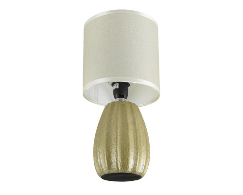 8173/1T COUNTY LN25 000 золото, керамика/текстиль Настольная лампа E14 1*40W 220V EVANA