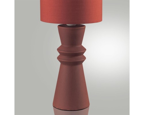 8131/1T MODERNI LN26 479 терракотовый, керамика/текстиль Настольная лампа E27 1*60W 220V SEGI