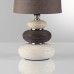 8126/1T COMFI LN25 000 коричневый/бежевый/белый, керамика/текстиль Настольная лампа Е14 1*40W 220V LATZA