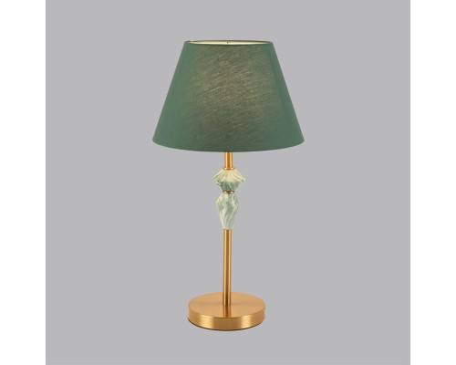 8275/1T CLASSI LN26 049 латунь/зеленый, металл/керамика/ткань Настольная лампа Е14 1*40W 220V VERMONT