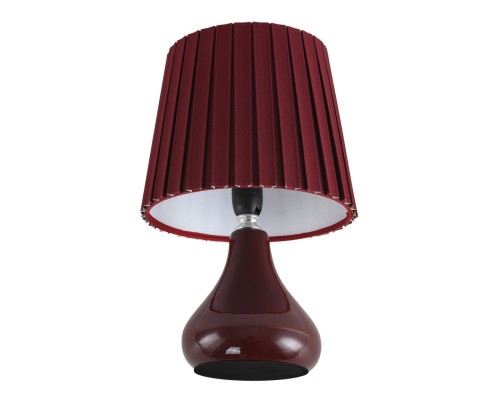 8185/1T COUNTY LN25 000 бордовый, керамика/текстиль Настольная лампа E14 1*40W 220V NAINA