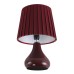 8185/1T COUNTY LN25 000 бордовый, керамика/текстиль Настольная лампа E14 1*40W 220V NAINA