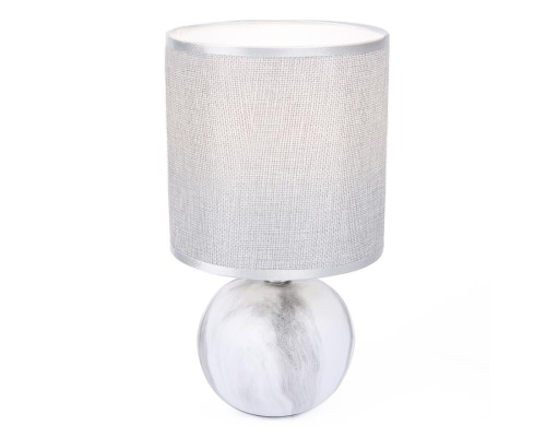 8230/1T CLASSI LN25 серый, керамика/текстиль Настольная лампа E14 1*40W 220V KOHALA