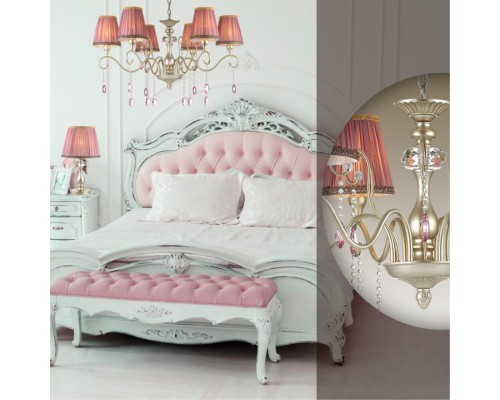 Настольная лампа Odeon Light 3393/1T Gaellori матовое серебро