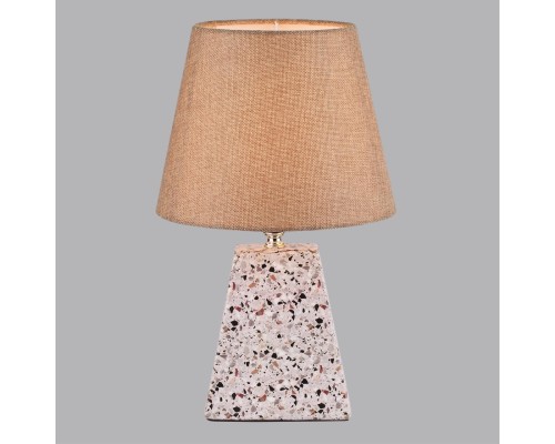 8142/1T MODERNI LN25 бежевый/коричневый, керамика/текстиль Настольная лампа Е27 1*60W 220V TERAZIO