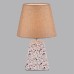 8142/1T MODERNI LN25 бежевый/коричневый, керамика/текстиль Настольная лампа Е27 1*60W 220V TERAZIO