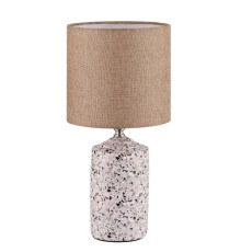 8141/1T MODERNI LN25 бежевый/коричневый, керамика/текстиль Настольная лампа Е27 1*60W 220V TERAZIO