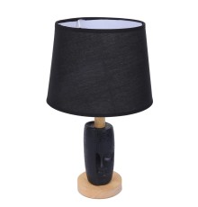 8209/1T MODERNI LN25 черный, керамика/текстиль Настольная лампа Е27 1*60W 220V VISIONA