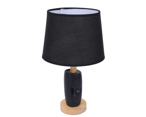 8209/1T MODERNI LN25 черный, керамика/текстиль Настольная лампа Е27 1*60W 220V VISIONA