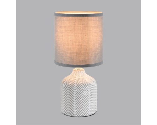 8176/1T COUNTY LN25 000 серый, керамика/текстиль Настольная лампа E14 1*40W 220V ININA