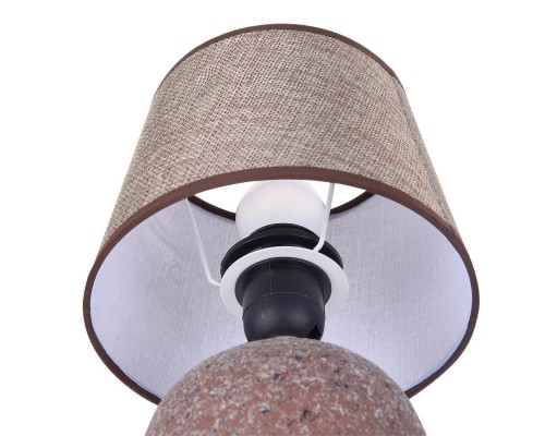 8213/1T CLASSI LN25 коричневый, керамика/текстиль Настольная лампа Е27 1*60W 220V TAREKA
