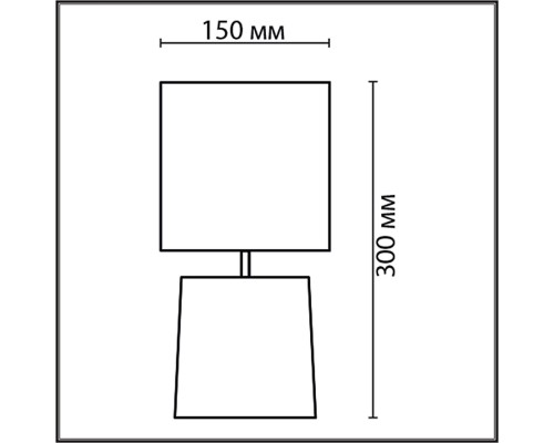 8158/1T MODERNI LN25 000 бежевый, керамика/текстиль Настольная лампа Е14 1*40W 220V TANITA