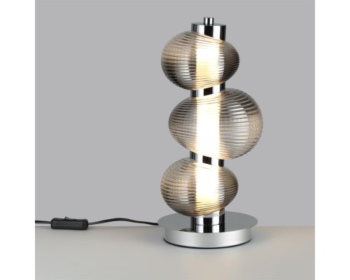 5096/12TL L-VISION ODL25 419 хром/дымчатый градиент/металл/стекло Настольная лампа LED 12W 4000K 1351Лм BRUCO