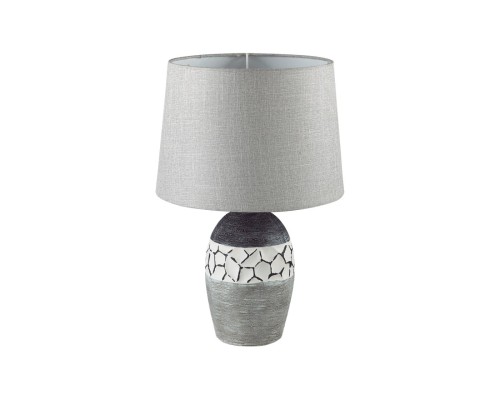 8118/1T COMFI LN25 000 серый, керамика/текстиль Настольная лампа E27 1*60W 220V AVALONA