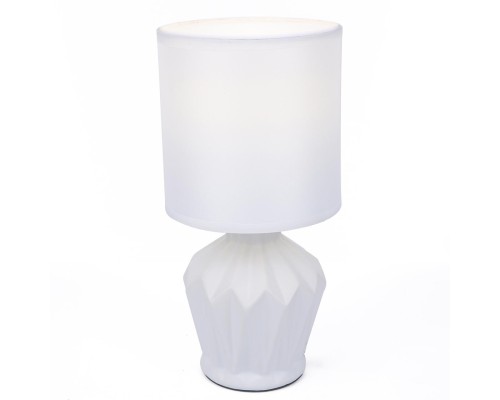 8226/1T MODERNI LN25 белый, керамика/текстиль Настольная лампа E14 1*40W 220V ORIGAMIA