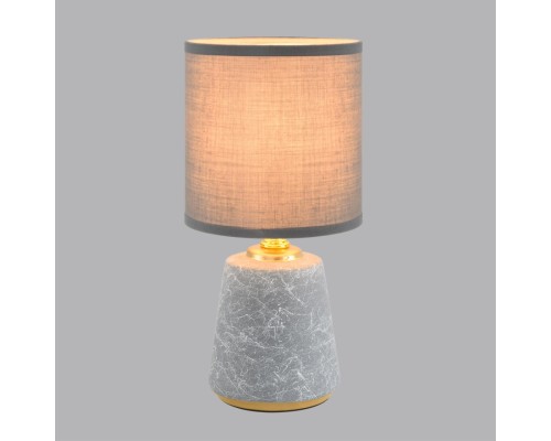 8168/1T COUNTY LN25 000 серый, керамика/текстиль Настольная лампа E14 1*40W 220V GIATA