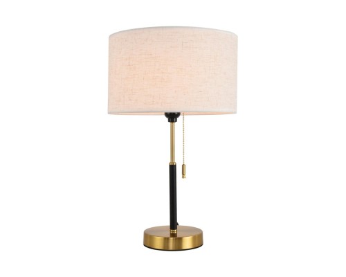 8358/1T CLASSI медь/черный/белый, металл/текстиль Настольная лампа E27 60W 220V IRISA