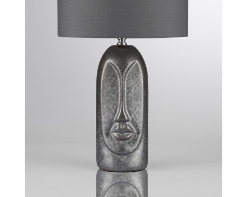 8146/1T MODERNI LN25 000 серый, керамика/текстиль Настольная лампа Е27 1*60W 220V AKIVI
