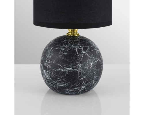 8167/1T COUNTY LN25 000 черный, керамика/текстиль Настольная лампа E14 1*40W 220V VILANA