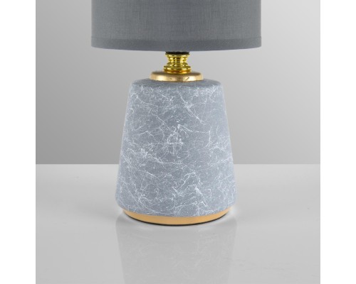 8168/1T COUNTY LN25 000 серый, керамика/текстиль Настольная лампа E14 1*40W 220V GIATA
